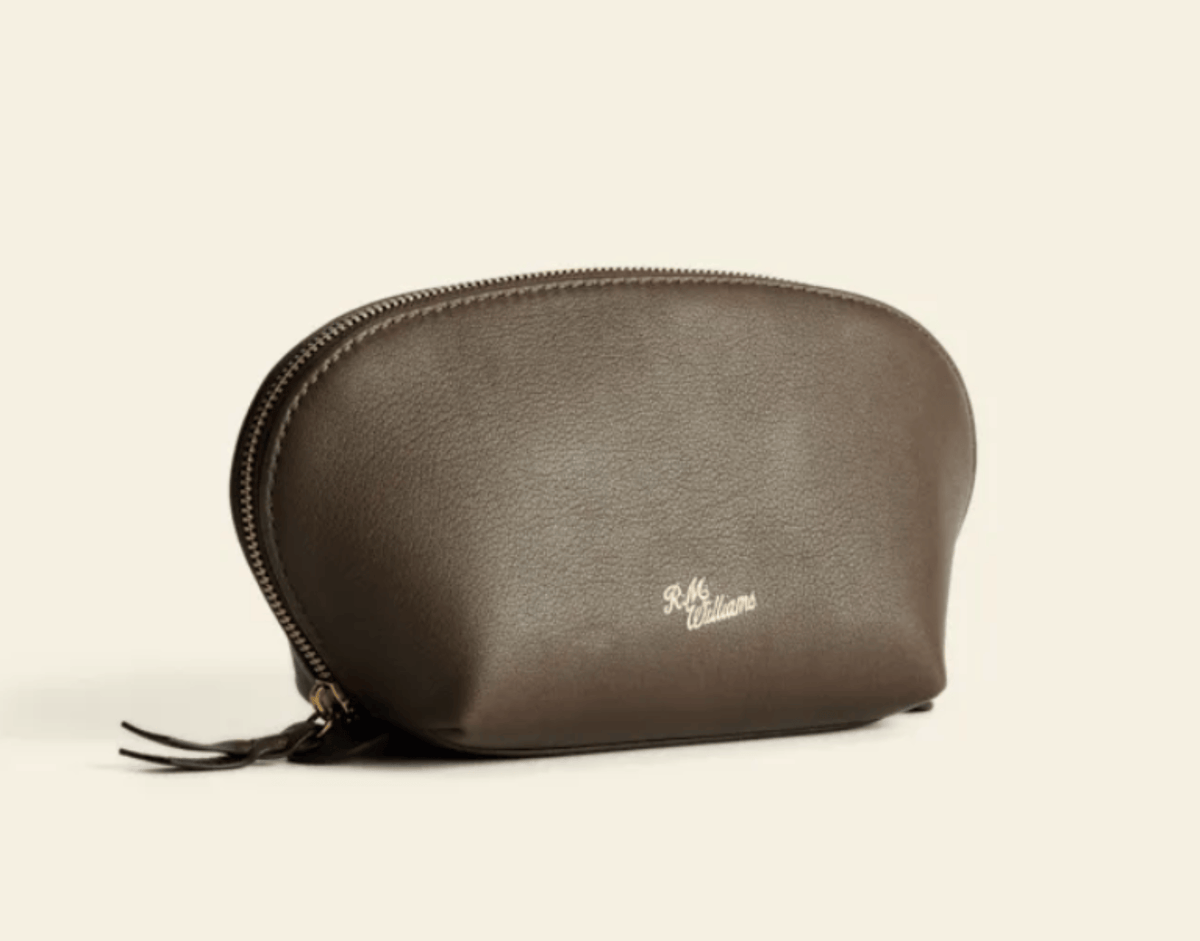 RM Williams Gifts - Homewares Khaki RM Williams Cosmetic Case Lucinda