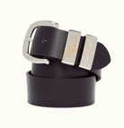 RM Williams Mens Belts 30in / Black RM Williams Jerrawa Belt (CB583)
