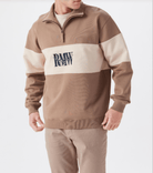 RM Williams Mens Jumpers, Jackets & Vests RM Williams Jumper Mens Heritage 1/4 Zip