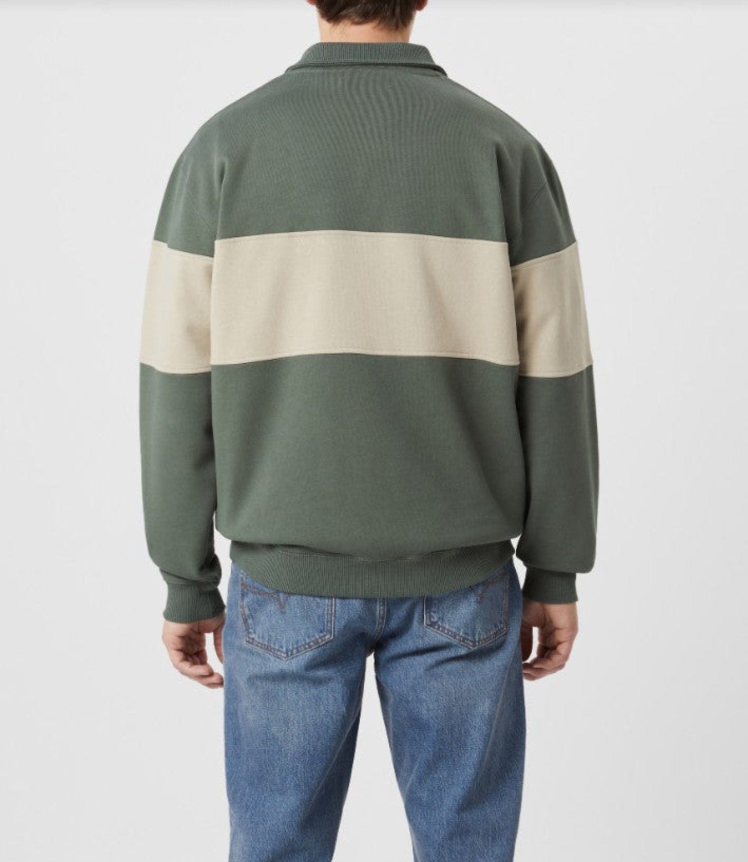RM Williams Mens Jumpers- Jackets - Vests RM Williams Jumper Mens Heritage 1/4 Zip