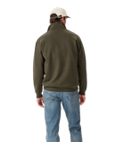 RM Williams Mens Jumpers- Jackets - Vests RM Williams Jumper Mens Mulyungarie 1/4 Zip