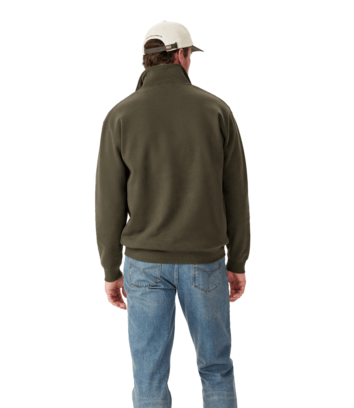 RM Williams Mens Jumpers- Jackets - Vests RM Williams Jumper Mens Mulyungarie 1/4 Zip