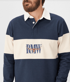 RM Williams Mens Jumpers, Jackets & Vests RM Williams Rugby Jumper Mens Heritage