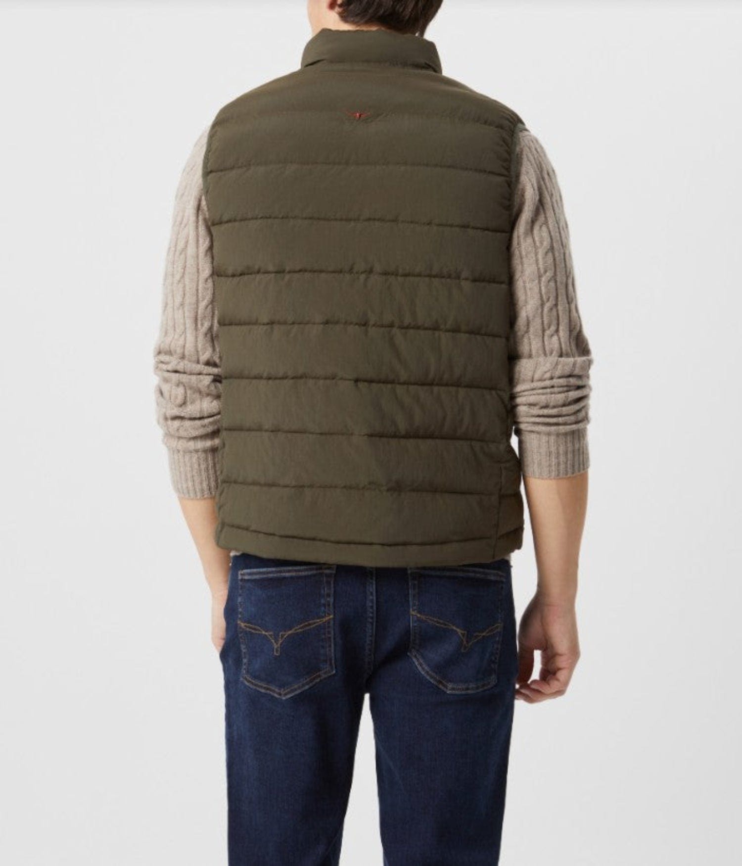 RM Williams Mens Jumpers- Jackets - Vests RM Williams Vest Mens Rydal Padded