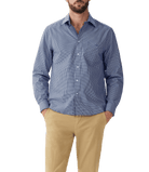 RM Williams Mens Shirts 2XL / Navy/White RM Williams Shirt Mens Classic