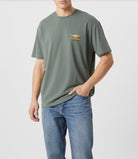 RM Williams Mens Shirts M / Spruce Green RM Williams Tee Mens Percy