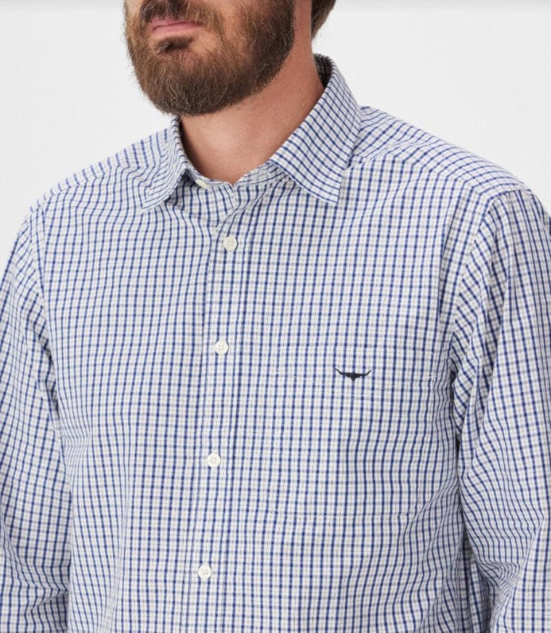 RM Williams Mens Shirts RM Williams Shirt Mens Augusta Classic Poplin