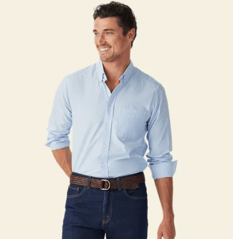 RM Williams Mens Shirts RM Williams Shirt Mens Collins Oxford