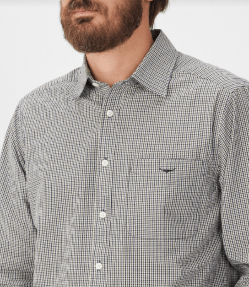 RM Williams Mens Shirts RM Williams Shirt Mens Quinn Classic Poplin