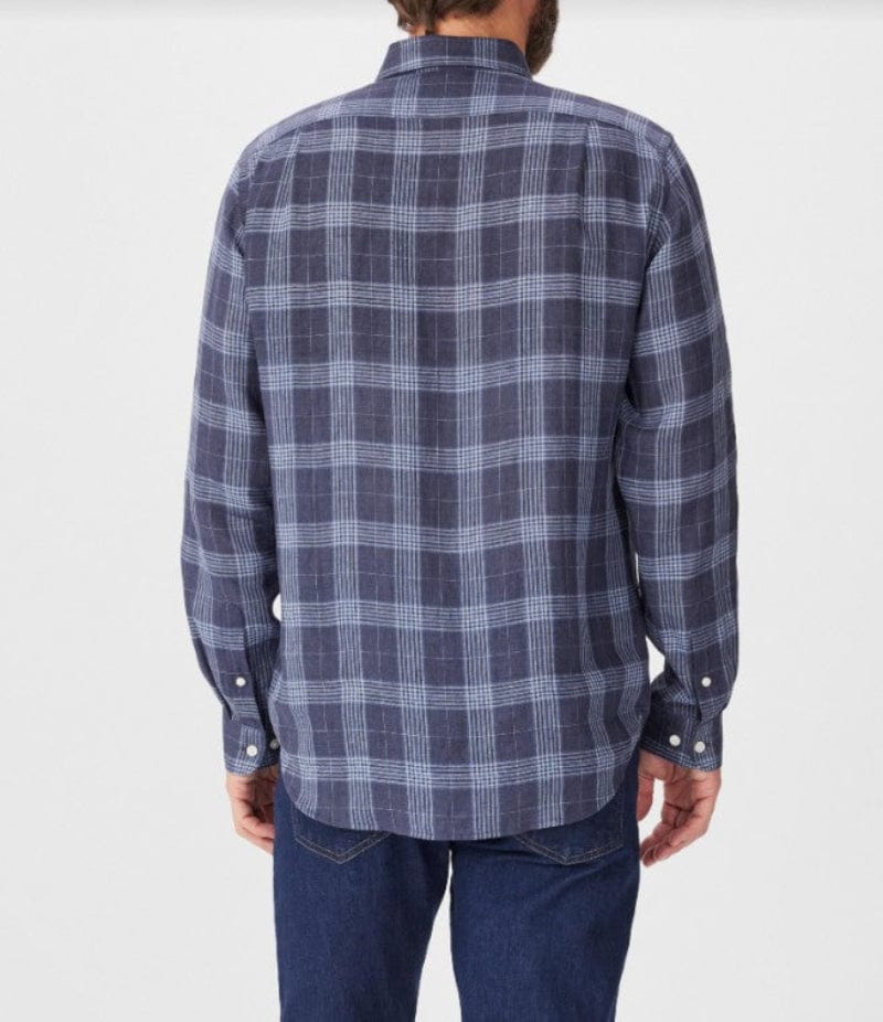 RM Williams Mens Shirts RM Williams Shirt Mens Robe Regular Linen