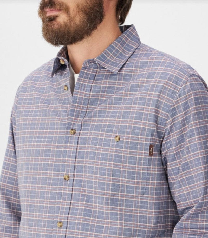 RM Williams Mens Shirts RM Williams Shirt Mens Toukley Regular Poplin