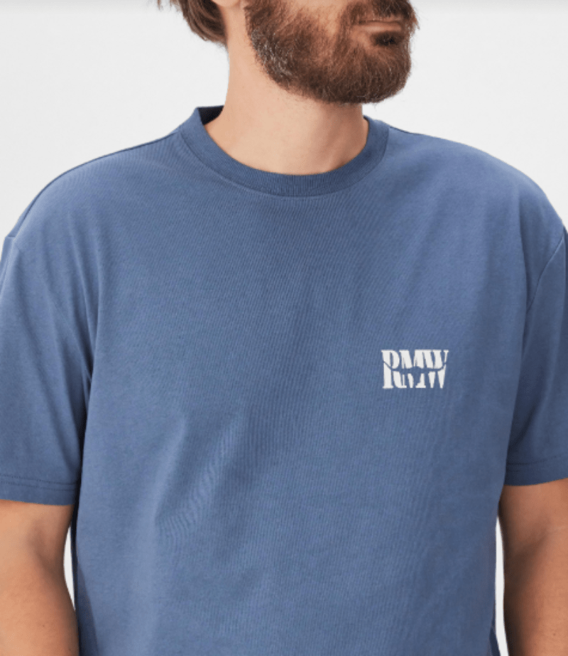 RM Williams Mens Shirts S / Blue RM Williams Tee Mens Branded