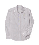 RM Williams Mens Shirts S / Burgundy RM Williams Shirt Mens Newland Poplin Check
