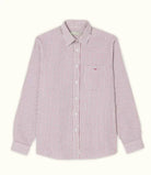RM Williams Mens Shirts S / Burgundy/White RM Williams Shirt Mens Collins (SH201WSWE01)