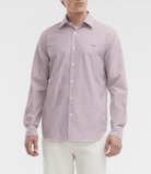 RM Williams Mens Shirts S / Rust RM Williams Shirt Mens Sommers Poplin Stripe