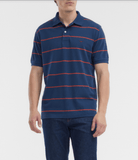 RM Williams Mens Shirts S / Vintage Blue RM Williams Polo Mens Ashfield Stripe