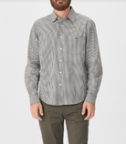 RM Williams Mens Shirts S / White/Navy/Green RM Williams Shirt Mens Quinn Classic Poplin