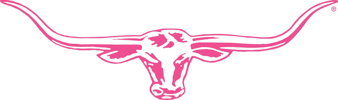 RM Williams Stickers & Decals 70cm / Pink RM Williams Longhorn Sticker