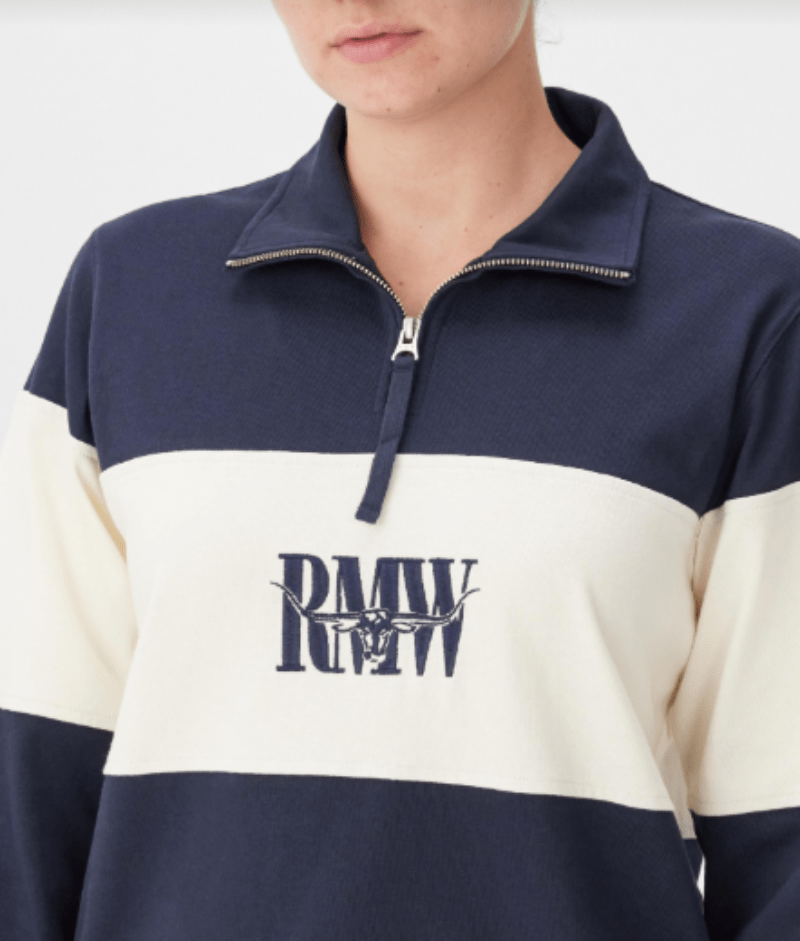 RM Williams Womens Jumpers, Jackets & Vests RM Williams Sweatshirt Womens Trickett Panel