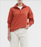RM Williams Womens Jumpers- Jackets - Vests S / Scarlet RM Williams Jumper Womens Trickett 1/4 Zip