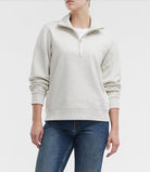 RM Williams Womens Jumpers- Jackets - Vests XS / Oatmeal RM Williams Jumper Womens Trickett 1/4 Zip