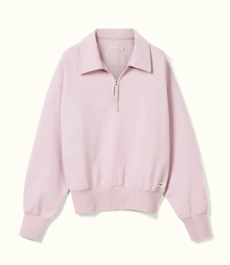 RM Williams Womens Jumpers, Jackets & Vests XS / Pink RM Williams Jumper Womens Trickett 1/4 Zip
