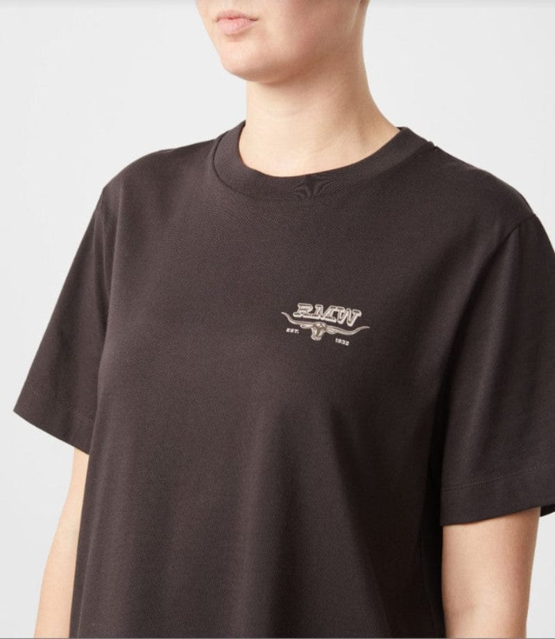 RM Williams Womens Shirts RM Williams Tee Womens Louth Back Print