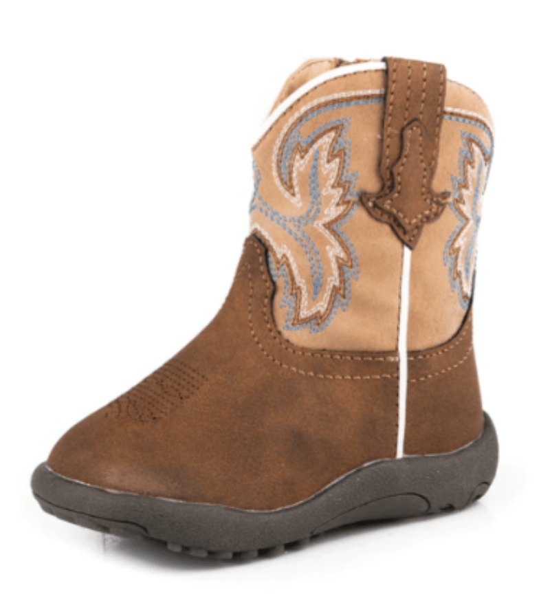 Roper Baby Cowkids INF 1 / Brown/Tan Roper Boots Infant Cowbaby Eastwood