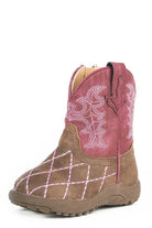 Roper Baby Cowkids INF 4 / Raspberry Roper Boots Cowbaby Crosscut