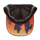 Roper Caps Chocolate Roper Cap Trucker Cowfolk Sunset