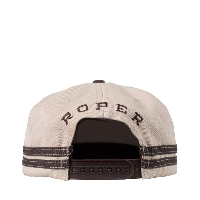 Roper Caps Chocolate/Stone Roper Cap Trucker Logo