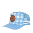 Roper Caps Cornflower Blue/White Roper Cap Trucker Mini Plaid