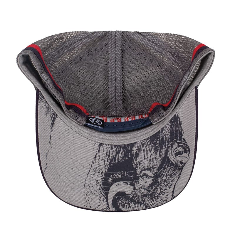 Roper Caps Grey Roper Cap Trucker Aztec Bison