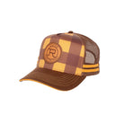 Roper Caps Mustard/Brown Roper Cap Trucker Plaid