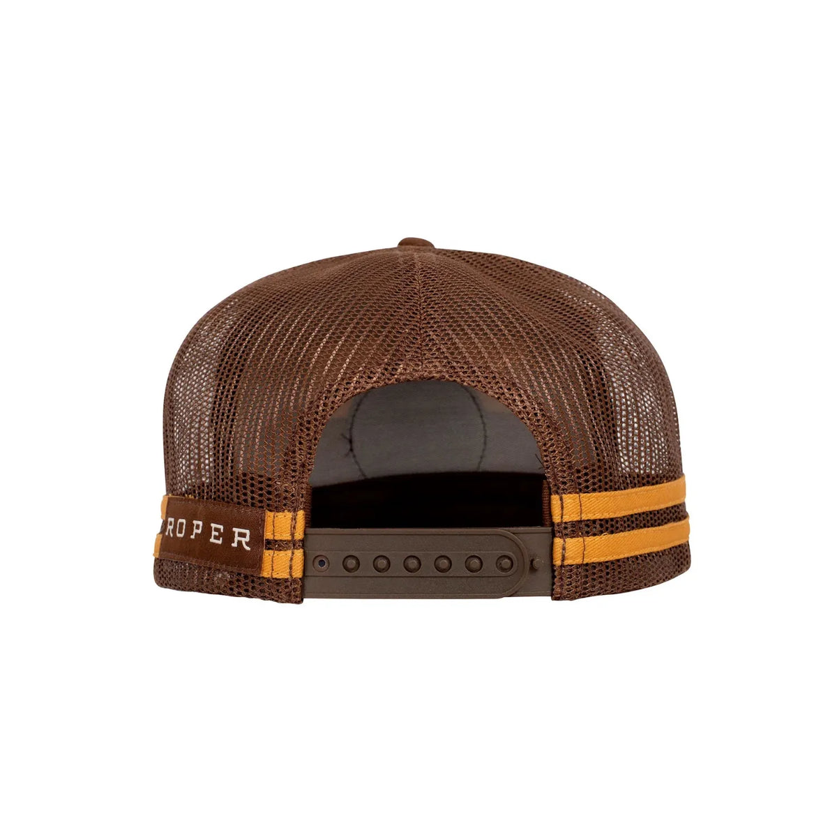 Roper Caps Mustard/Brown Roper Cap Trucker Plaid