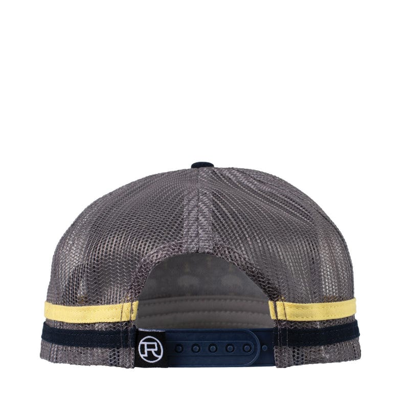 Roper Caps Navy Roper Cap Trucker Bison Print
