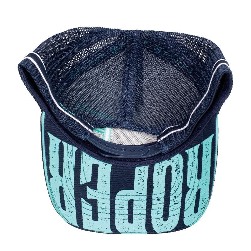 Roper Caps Navy/Turquoise Roper Trucker Cap Branded