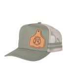 Roper Caps Olive Roper Cap Trucker Cattle Tag