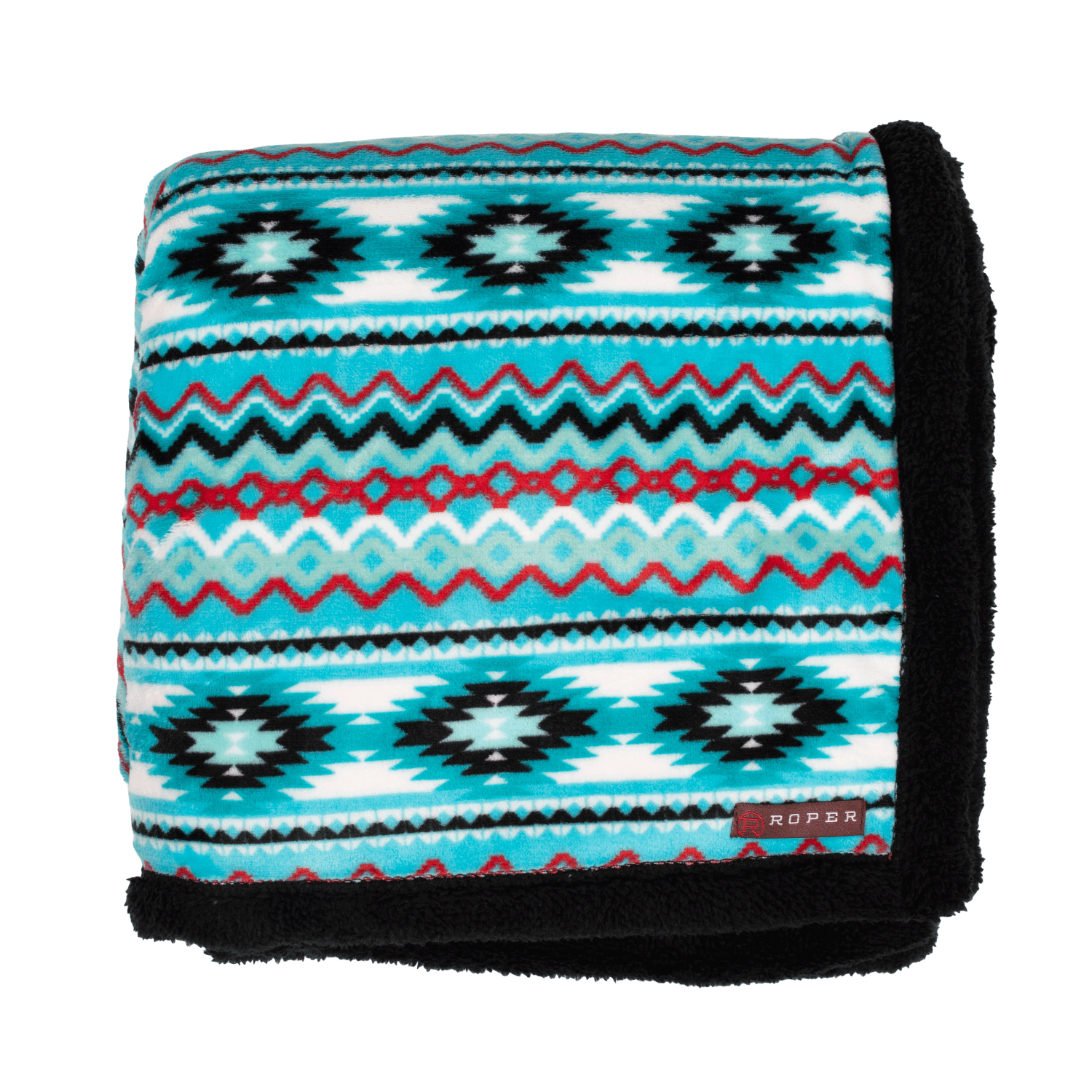 Roper Gifts - Homewares Turquoise Roper Throw Blanket Aztec