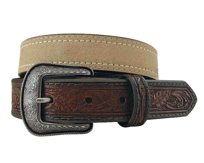 Roper Kids Belts 18in / Brown Roper Belt Boys Rough-out Leather