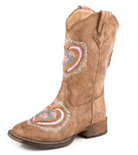 Roper Kids Boots & Shoes CH 9 / Brown Roper Boots Kids Lydia