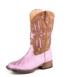 Roper Kids Boots & Shoes CH 9 / Pink Glitter/Brown Roper Boots Kids Starlet