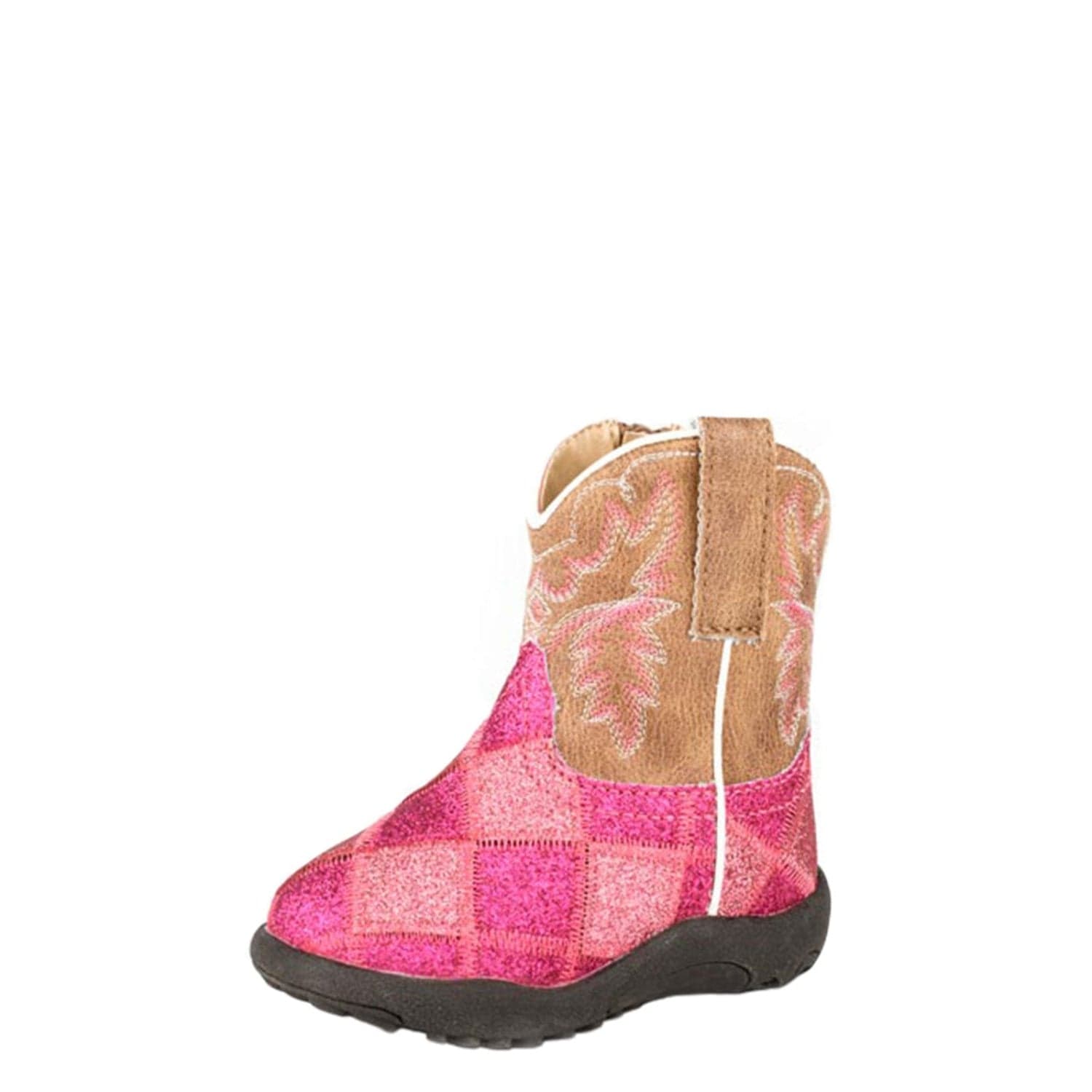 Roper Kids Boots - Shoes INF 1 / Pink/Brown Roper Boots Infant Cowbaby Glitter Blocks
