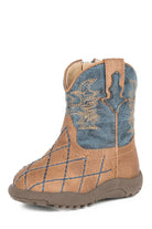 Roper Kids Boots - Shoes INF 1 Roper Infant Cowbaby Crosscut Navy Boots