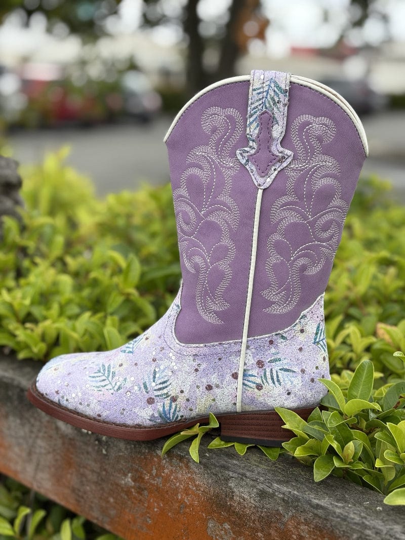 Roper Kids Boots & Shoes Roper Boots Kids Glitter Floral