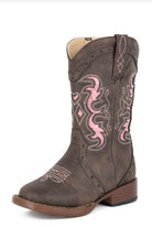 Roper Kids Boots - Shoes TOD 5 / Chocolate/Pink Glitter Roper Boots Toddler Lexi