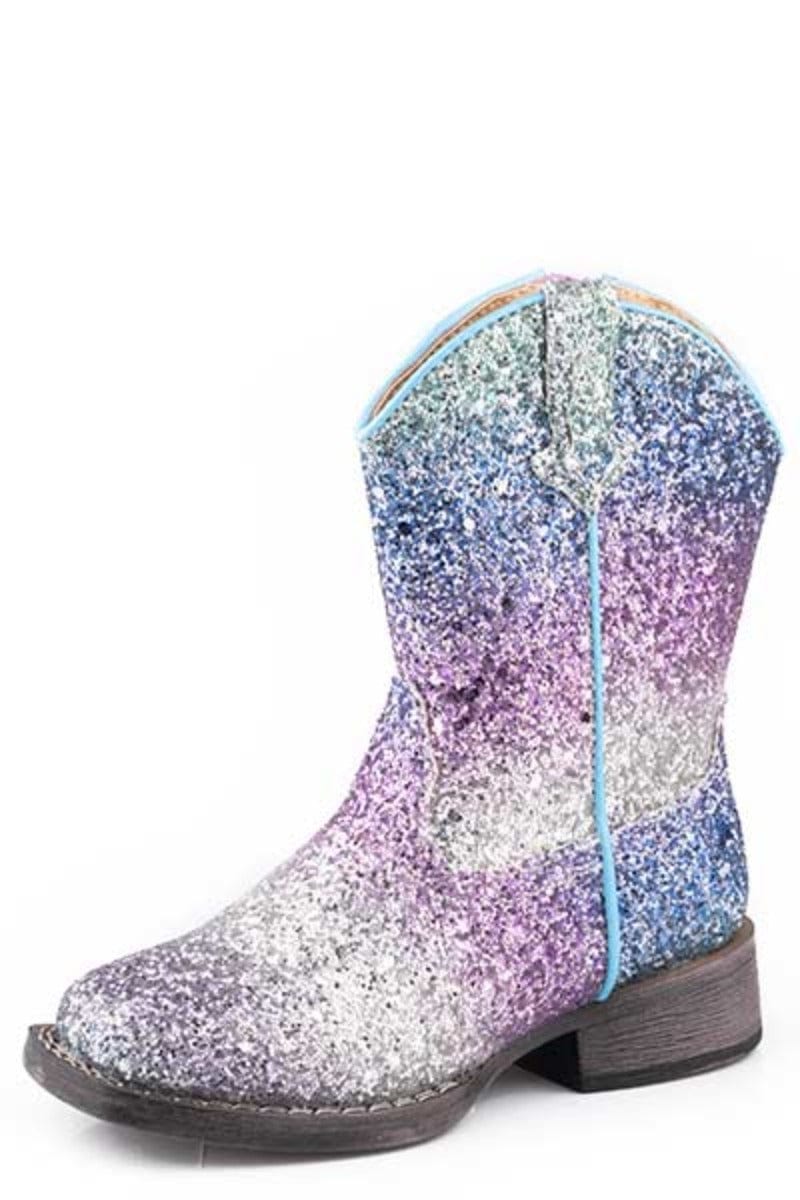 Roper Kids Boots & Shoes TOD 5 / Purple/Blue/Silver Roper Boots Toddlers Glitter Galore (09-017-1903-3121)