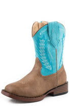 Roper Kids Boots - Shoes TOD 5 / Tan/Turquoise Roper Boots Toddlers Billy