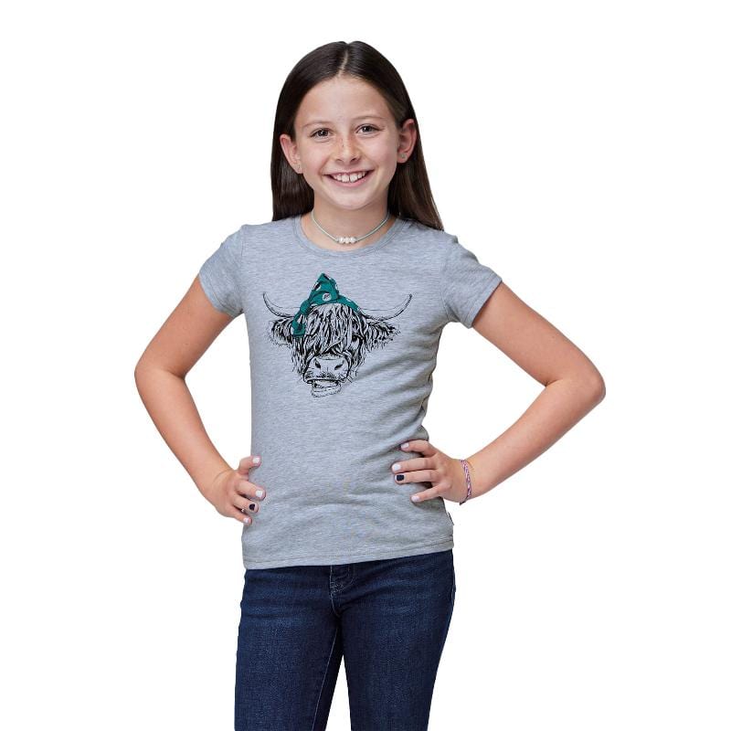 Roper Kids Shirts XS / Grey Roper Tee Girls Five Star Collection