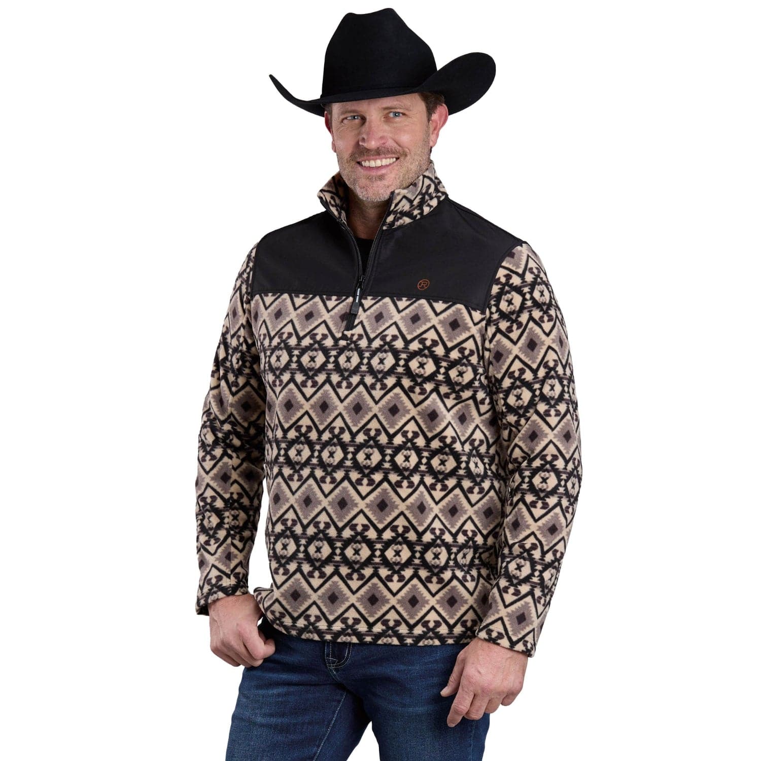 Roper Mens Jumpers- Jackets - Vests S / Black Roper Jumper Mens Pullover